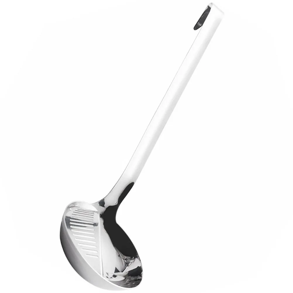 

Stainless Steel Multi-Function Serving Spoon Filter Soup Spoon For Hot Pot Kitchen Gadget Long Handle Anti-Scald Easy Clean