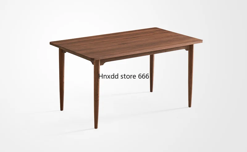 Modern simple solid wood household rectangular table