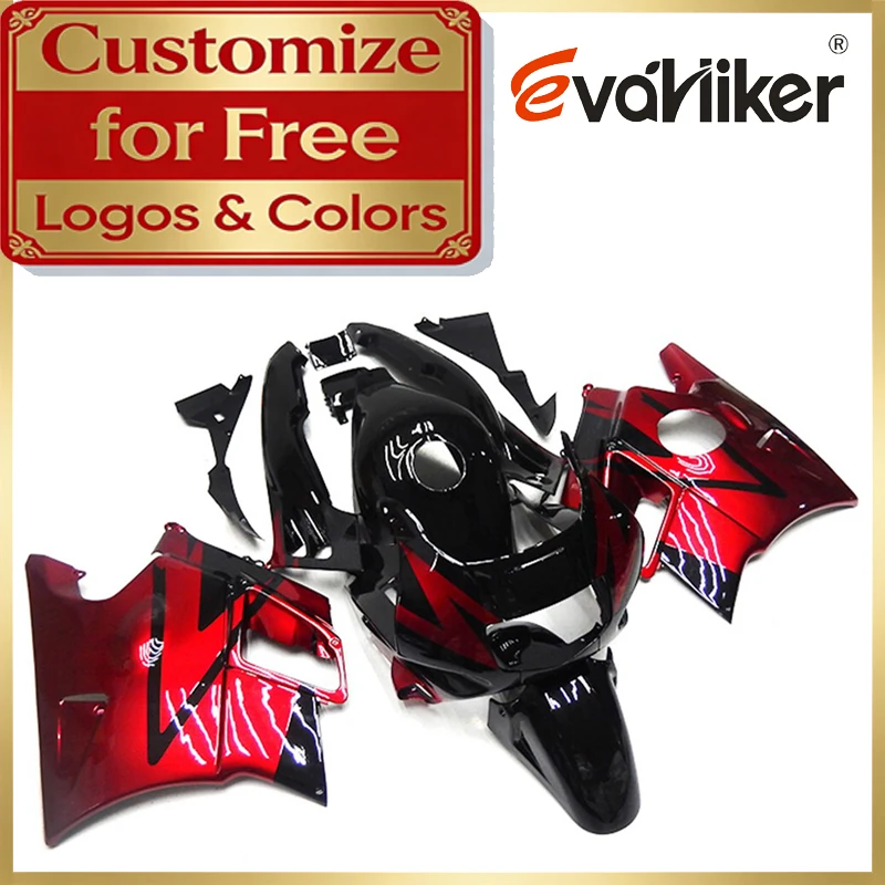 

Комплект обтекателей для мотоцикла Honda CBR600 F2 1991-1994, красно-черный, из ABS-пластика, с возможностью индивидуальной окраски.