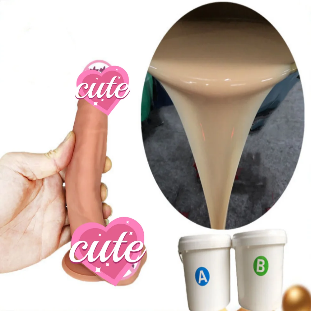 Human Body Liquid Silicone Rubber Material 0 Hardness Liquid Silicone Rubber