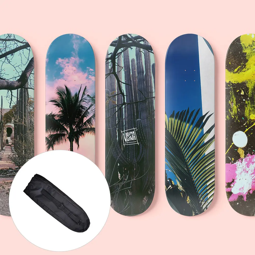 حقيبة لوح التزلج من قماش أكسفورد خفيفة الوزن ومتينة وحزام كتف قابل للتعديل لحقيبة الرقص الطويلة