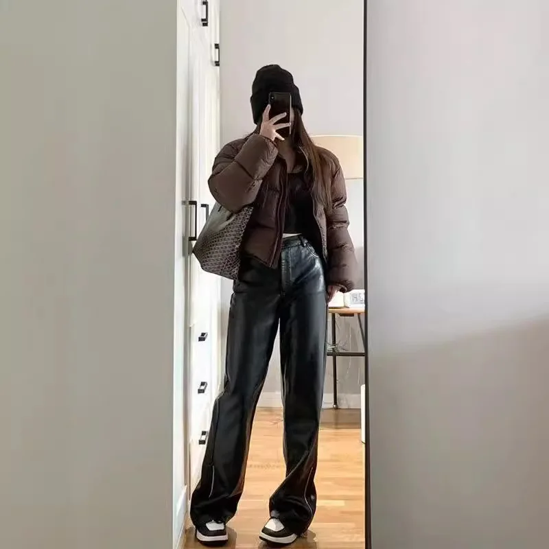 

Trendy Women's Crop Cotton Coat | High-End Loose Thickened Warm Windproof Stand Collar Fashionable Chic Versatile Cozy Outerwear