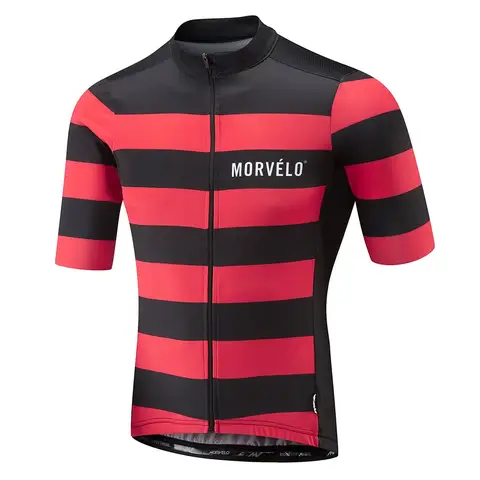 MORVELO Team Cycling Jersey Cycling Racing Tops Short Sleeve Cyclist Clothes Shirt Maillot 2025 Summer Bicycle Bike Wear