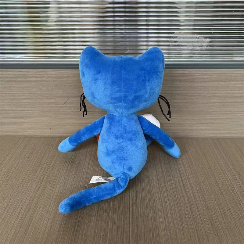 Pete the Cat with Guitar Plush Doll Toy Stuffed Animal Hand Puppet with Clothes Soft Figurine Cartoon Plushies Fan Birthday Gift