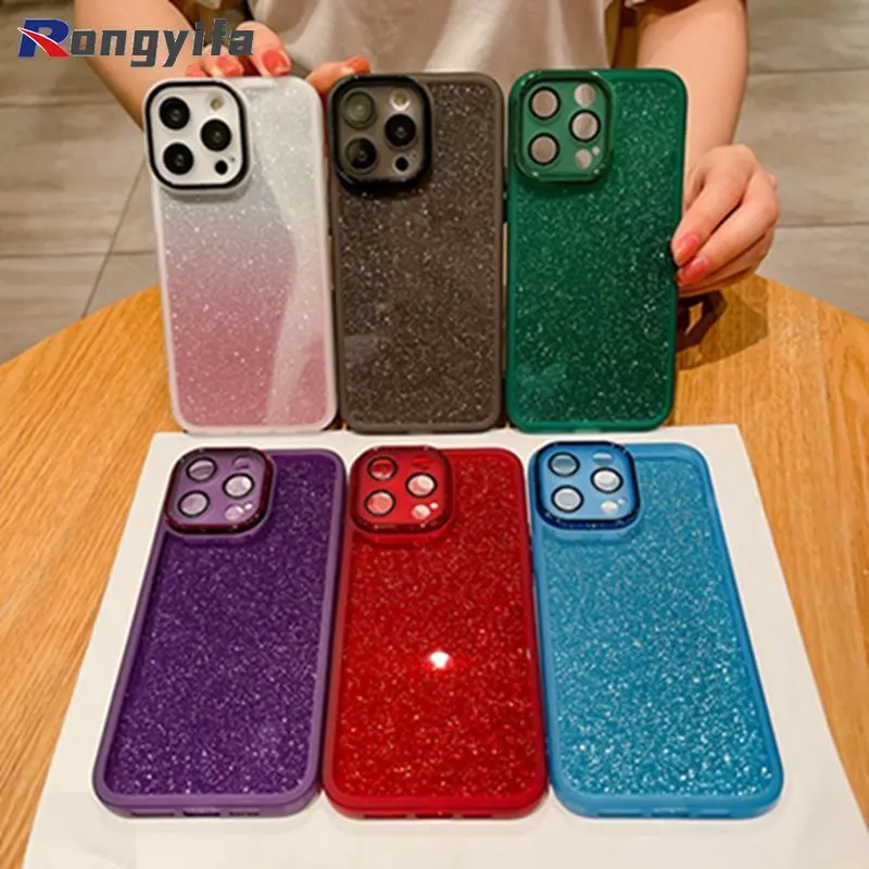 For Honor X8A X7A X5 4G X9 X8 4G X8 5G X7 X6 X6S Phone Case Shiny Candy Color Soft TPU Case