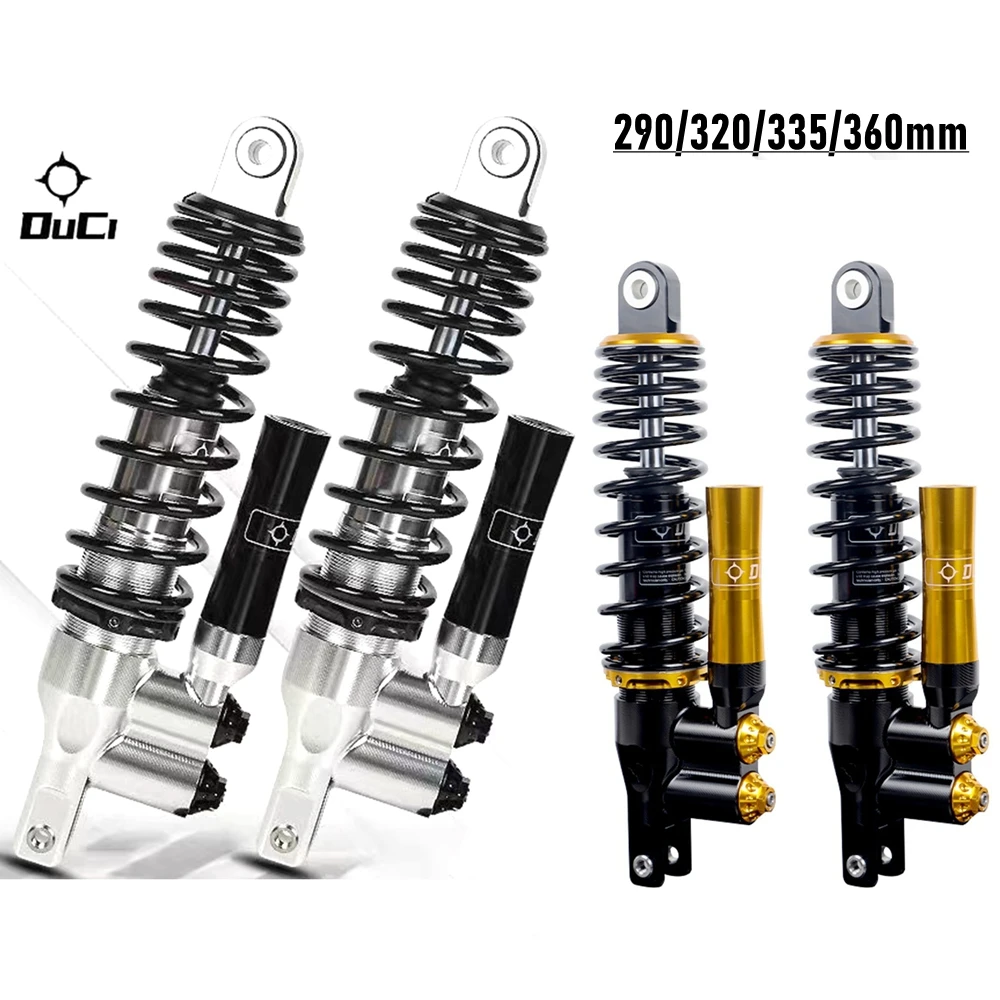 

290 to 360mm Motorcycle Inverted Rear Shock Absorber Damping Adjust For Scooter BWS Nmax Aerox155 Xmax Pcx125150 RSZ Niu Ninebot