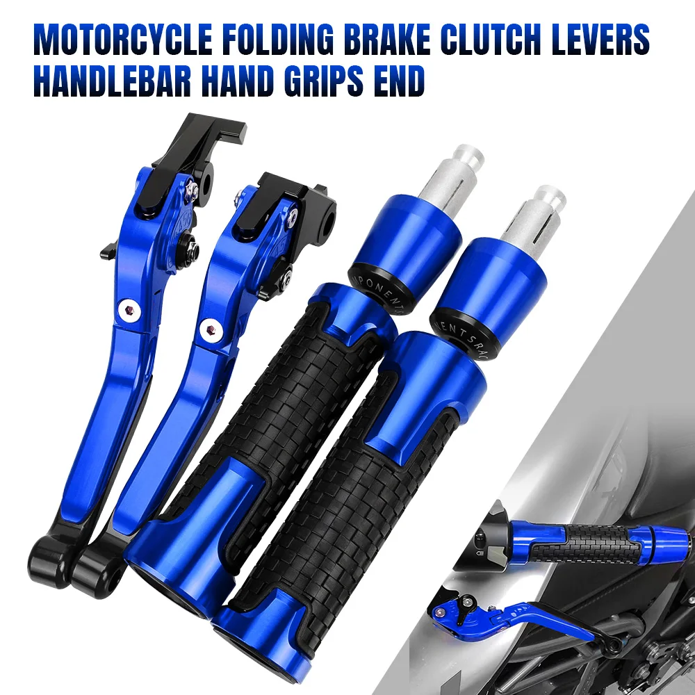 

Motorcycle Brake Clutch Levers Handlebar Handle bar Hand Grips ends For YAMAHA MT03 MT 03 MT-03 2005 2006