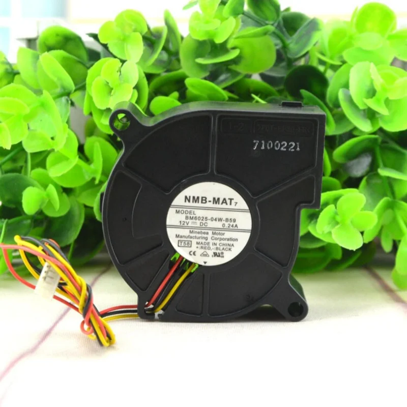 Z  1pcs NMB-MAT BM6025-04W-B59 MODEL DC 12V 0.18A/0.24A 6025 6cm Cooling Fan