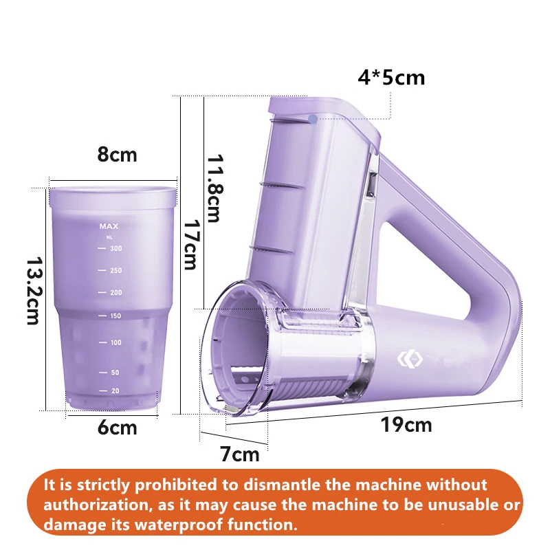 LMETJMA Electric Cheese Grater Portable Salad Maker With 4 Different Shapes of Blades 40W Electric Rotary Slicer Shredder JT363