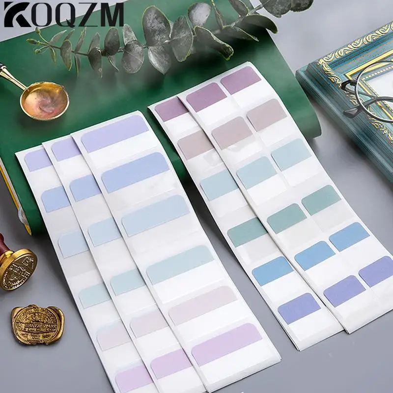 120/240pcs Multicolor Sticky Writable Repositionable Index Tabs Flags For Pages Book Markers Reading Note Sticker