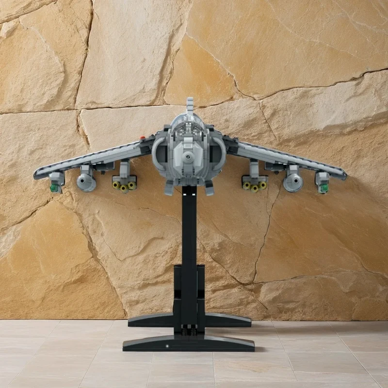 

1108PCS MOC Creative Model Av 8B Harrier Ii Custom Building Blocks Architecture DIY Assembly Display Gift Collectible Blocks Set
