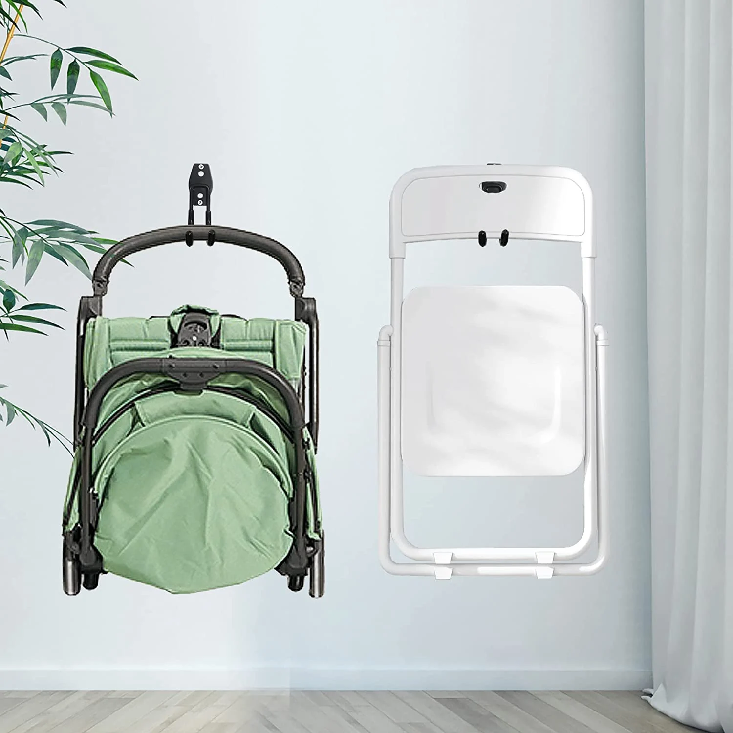 プロモーション!ヘビーデューティウォールマウントガレージフック金属ガレージフック滑り止めコーティングJフック付き