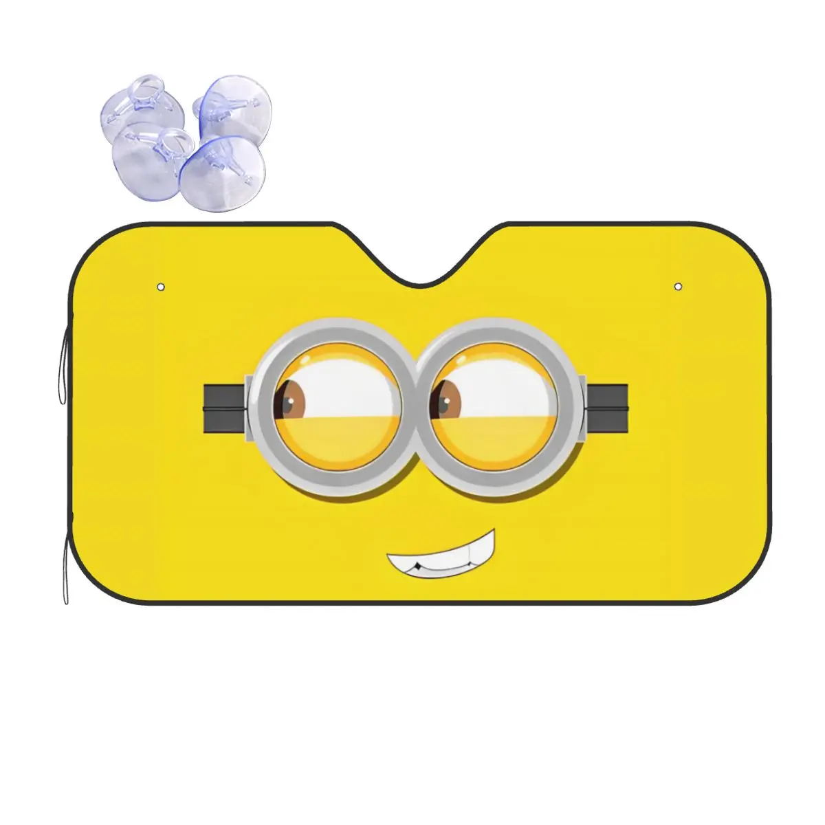 

Cute Famous Cartoon M-Miniones Folding Sunshade Windscreen 76x140cm Foils Sunshade Visor Solar Protect