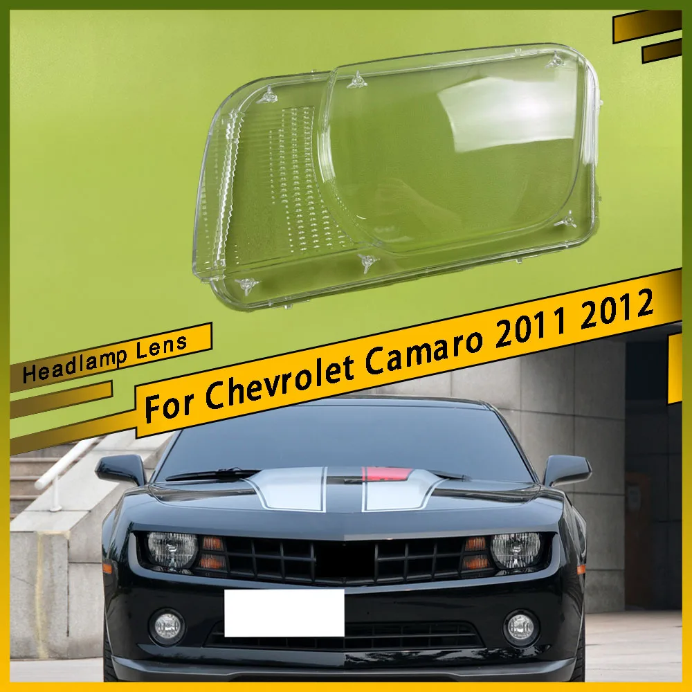 

For Chevrolet Camaro 2011 2012 Headlamp Transparent Cover Headlight Shell Lampshade Case Plexiglass Replace Original Lens