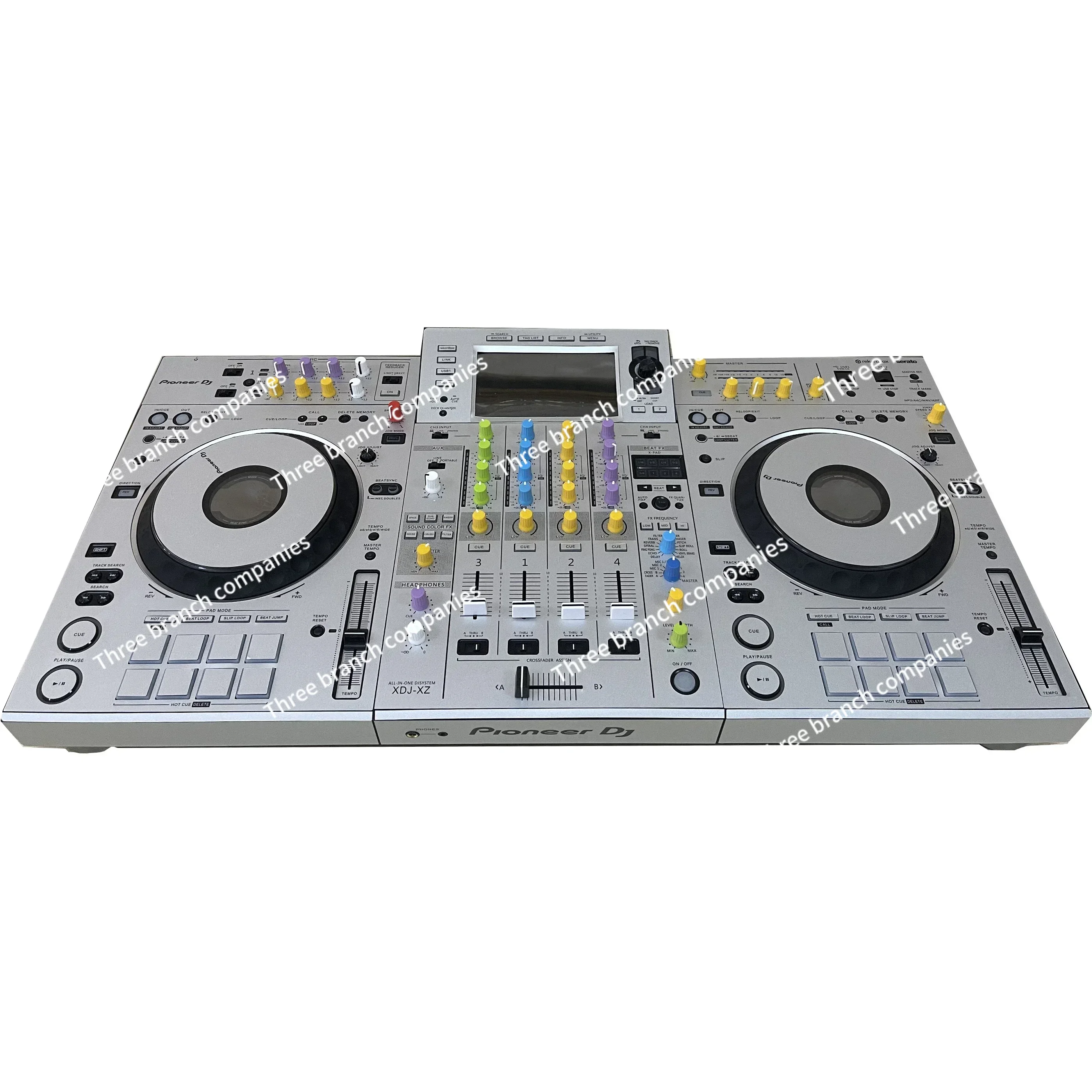 

XDJ-XZ film controller skin, fully enclosed PC, imported white silver stickers in stock