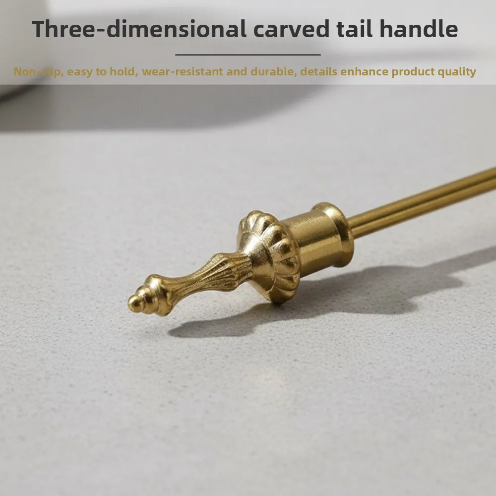 New Bell Shaped Candle Blower Long Handle Elegant Candle Extinguisher Handicraft Wick Cover Home Decor
