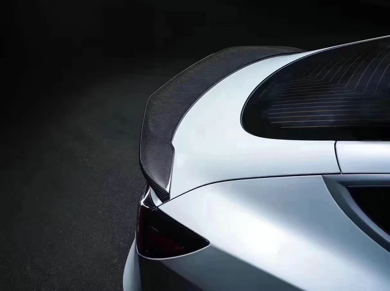 

suitable for Tesla Model 3 VR Style carbon fiber Rear trunk spoiler lip