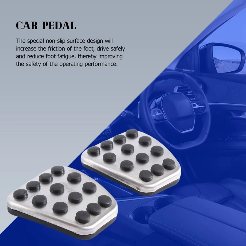 Car Pedals Gas Brake Clutch Accelerator Pedal Pad Plate Cover For Honda CITY 2013 - 2020 Vezel HRV HR-V 2015-2020(MT)