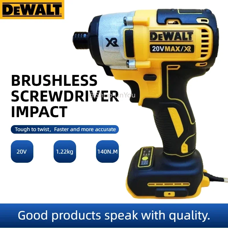 Dewalt DCF887 Electric Impact Driver Drill 20V Battery Speed Brushless motor Electric Screwdriver For Power Tools