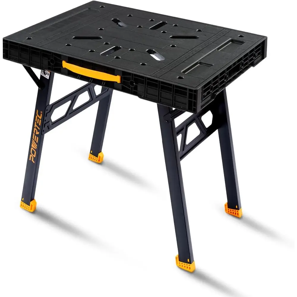 

Портативный складной рабочий стол – Сверхпрочный верстак с поверхностью 33,5 x 24 дюйма, грузоподъемность 1650 фунтов – Компактный, складной стол для работы с деревом