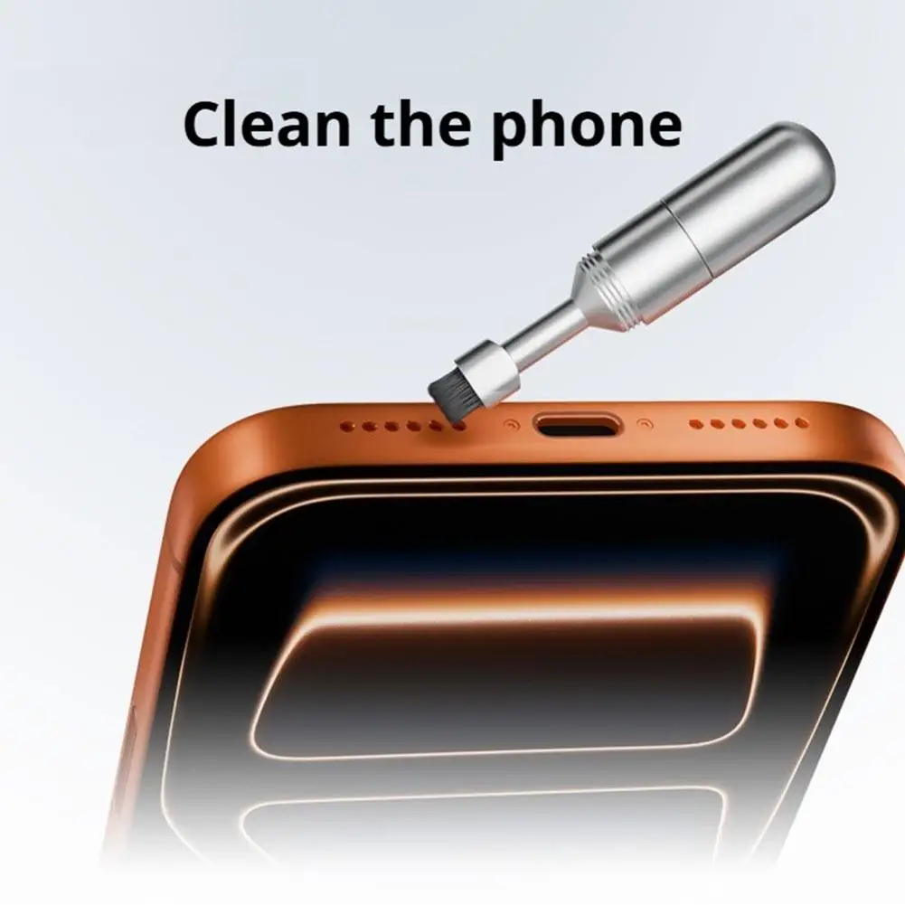 Mobile Phone Card Removal Aluminum Alloy Sim Card Tray Pin Eject Removal Tool 2-in-1 Cleaner Portable Keychain For Mobile Phones view 3