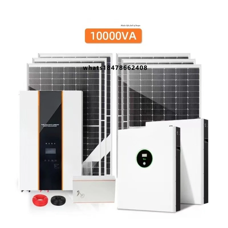 10kva 10kw 48V Complete Solar System With Smart BMS Home Use Solar Energy System