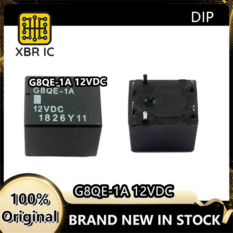 (4/10 Pieces) G8QE-1A 12VDC DIP6 Automotive High Beam Headlight Relay Brand New Genuine OEM Product In Stock for Fast Shipping