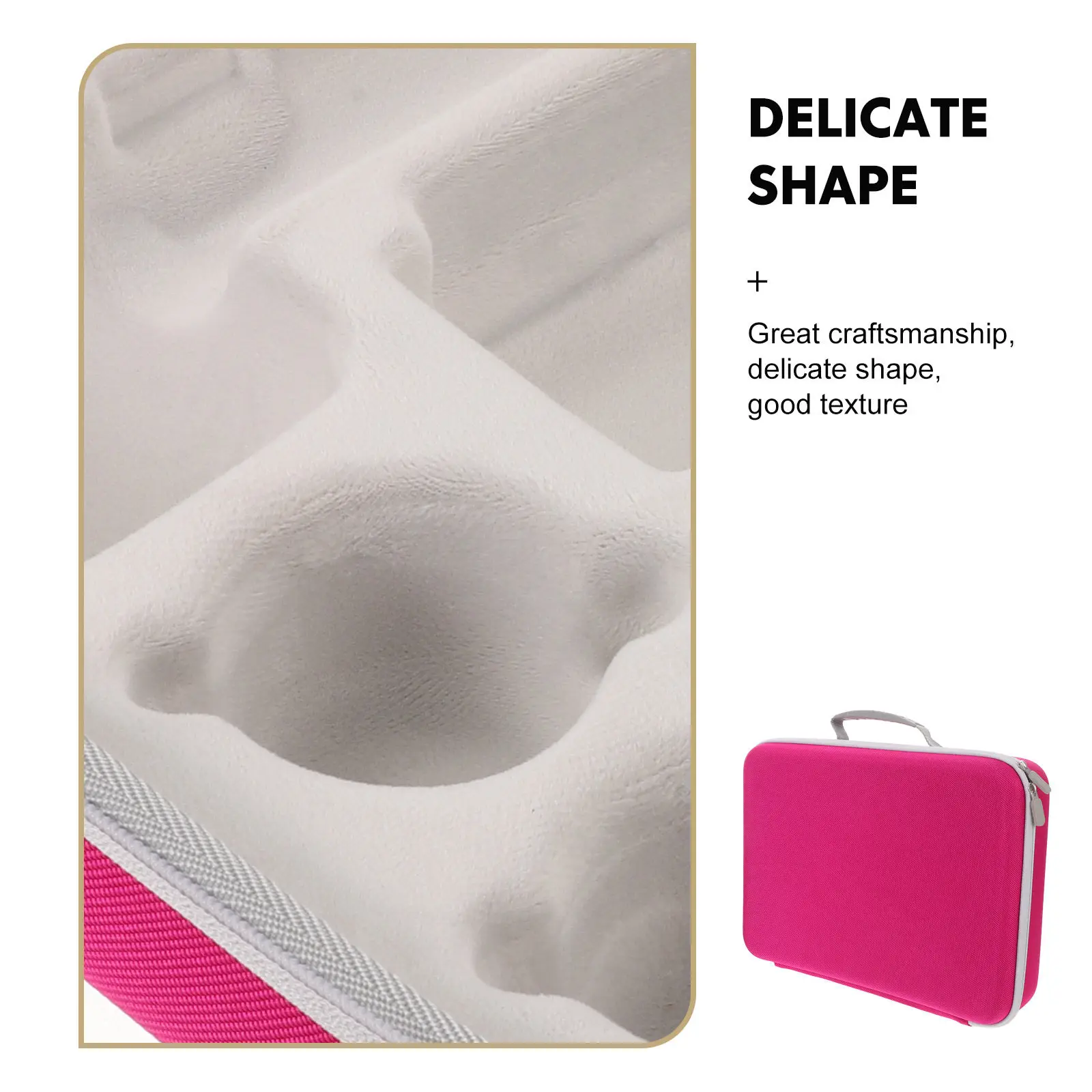 Hair Dryer Carrying Case Portable Shockproof Travel Storage Bag for Handheld Blow Dryer Hair Tools