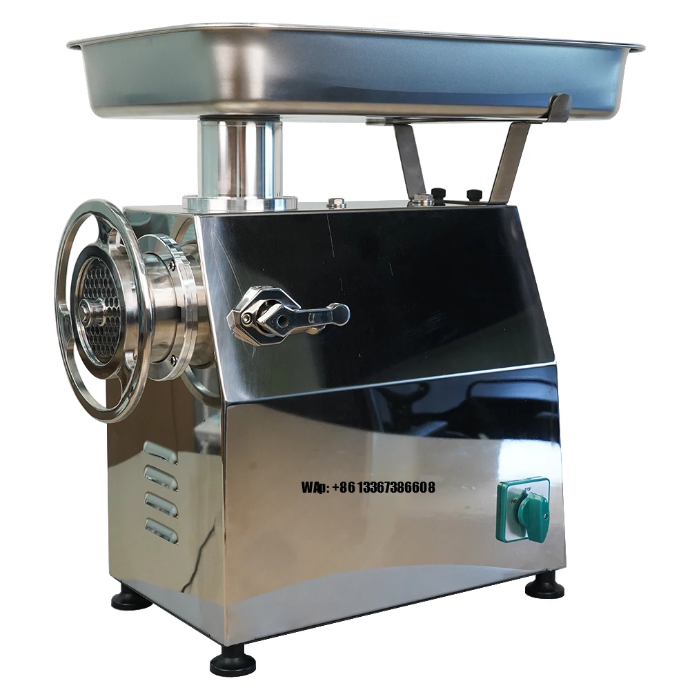 

Мясорубка высокой мощности из нержавеющей стали 304, итальянский дизайн, промышленная и домашняя электрическая мясорубка для замороженного мяса, горячая распродажа 32