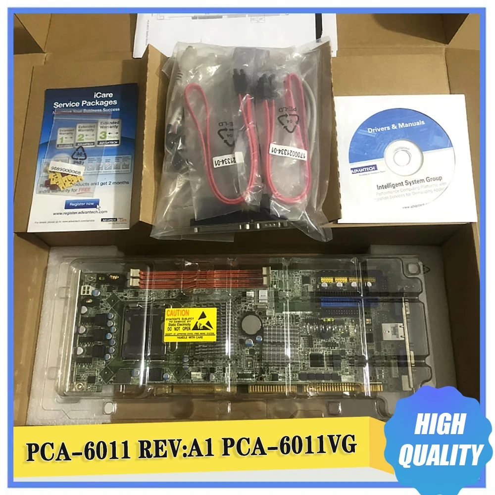 PCA-6011 REV:A1 PCA-6011VG For ADVANTECH Industrial Control Motherboard Device Motherboard