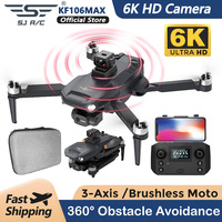 SJRC KF106 MAX Professional GPS Drone 3-Axis Anti-Shake Gimbal 4K HD Camera 5G Wifi FPV Brushless RC Quadcopter Dron