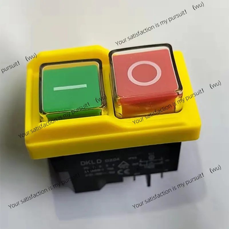 ZOCI-DKLD DZ04 4 Pins Waterproof Electromagnetic Push Button Switches ON OFF Start Stop Switch for Grinding Machine 250VAC 8(6)A