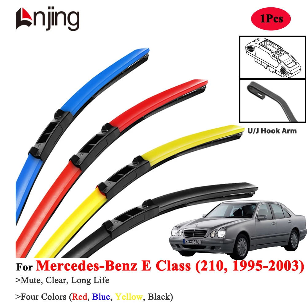 

LNJING Colorful Wiper Blade For Mercedes Benz E Class 210 1995-2003