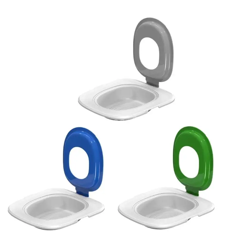 Q6PE Practical Potty Seats for Pet Cats AntiSlip Potty Chair Toilet Trainer Pet Toilet