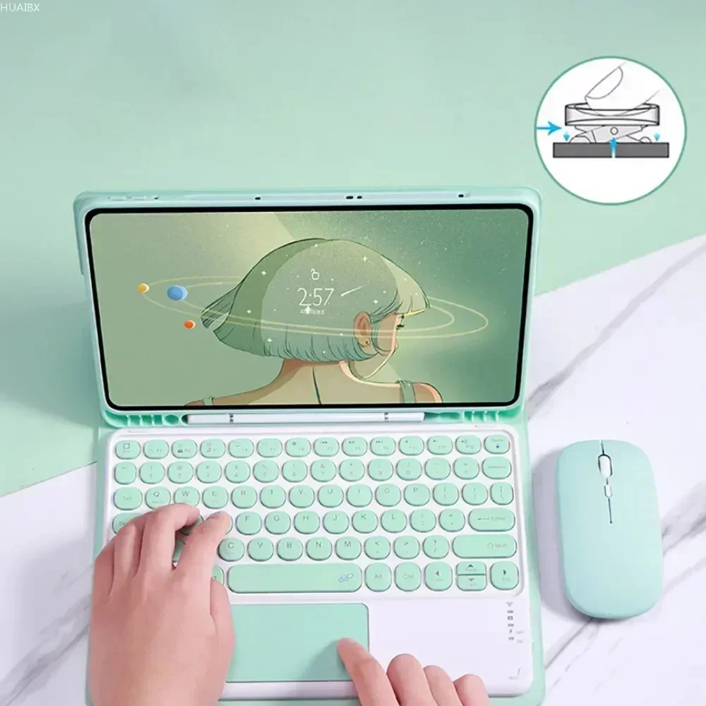 Para Samsung Galaxy Tab S11 11 pulgadas 2025 Funda desmontable Bluetooth tabletas teclado soporte Folio cubierta para Tab S11 SM-X730 Funda