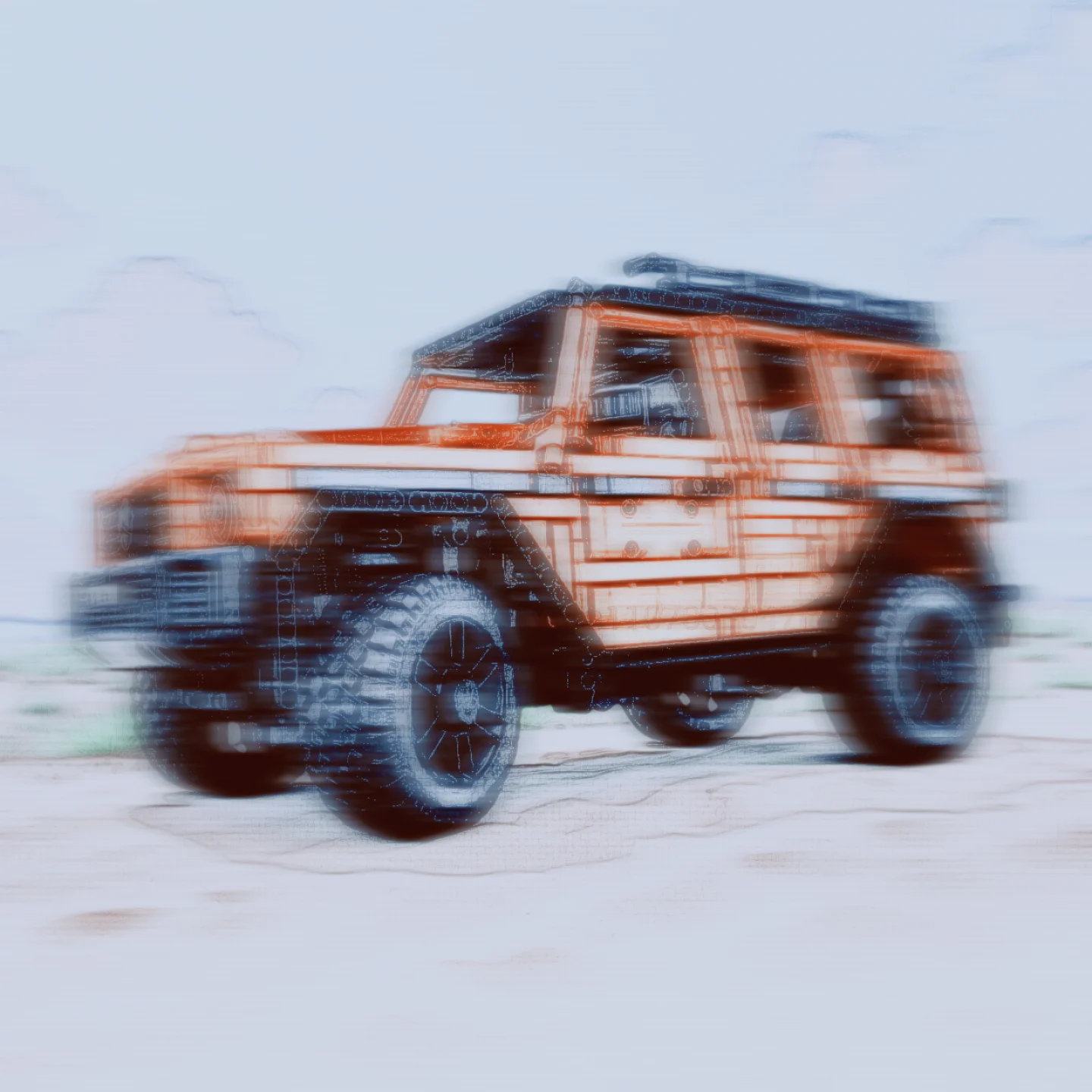 

MOC Car Assemble Building Blocks Brick Off-Road Super Car 2000+PCS Boys and girls Toys Christmas Gifts