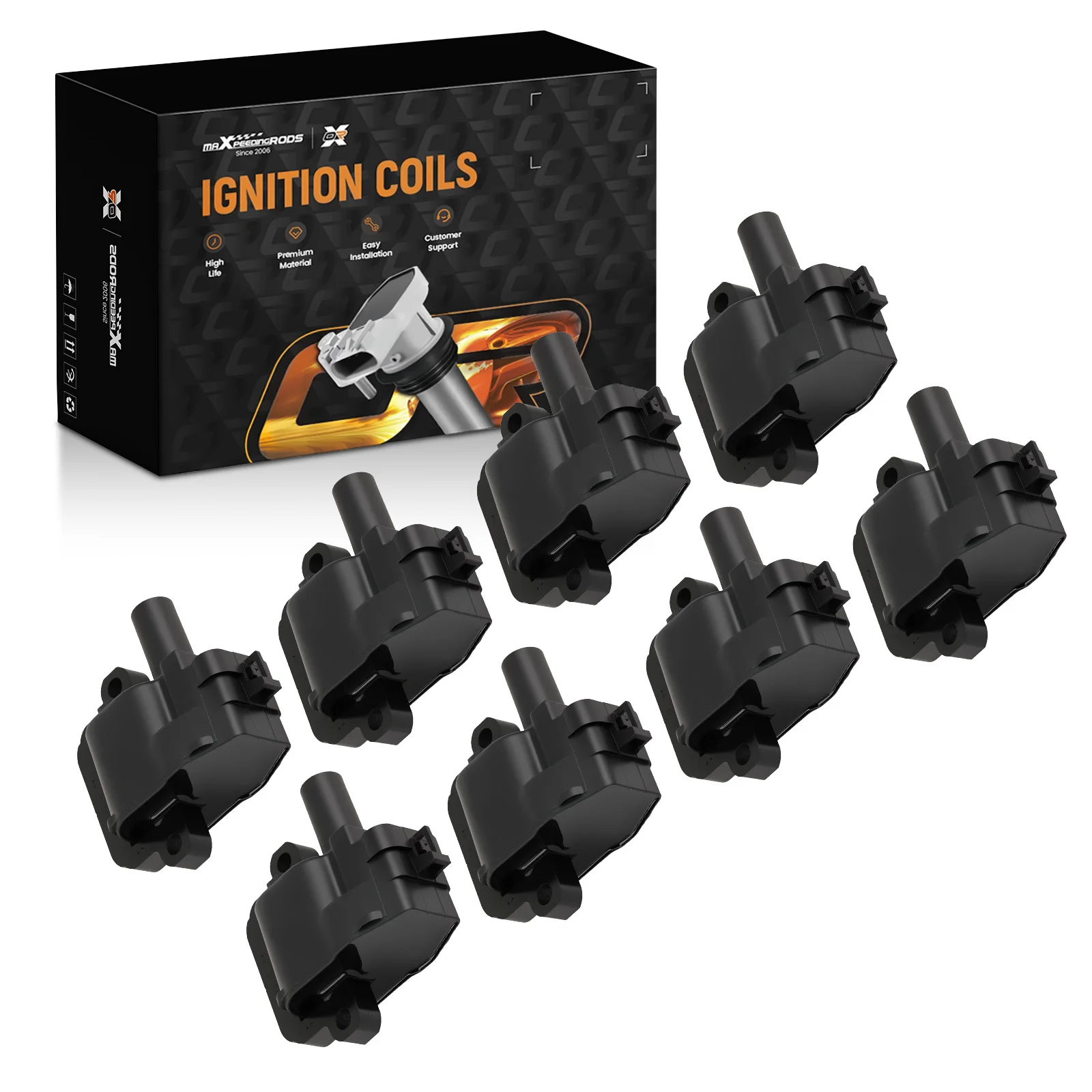 

8PC Engine Ignition Coil Pack for Chevy Silverado 2500HD V8 8.1L 2001-2002 UF192