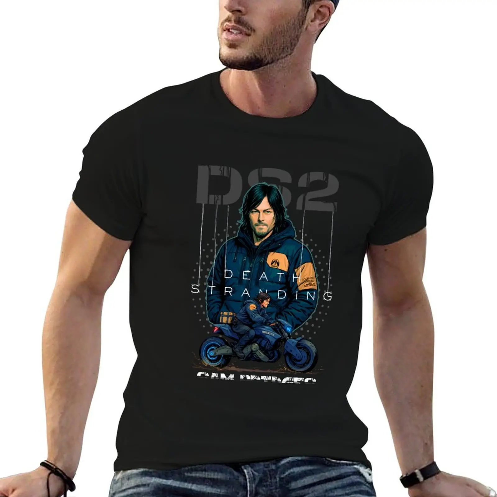 

Death Stranding 2 / Sam Bridges T-Shirt man t shirt graphic t shirts for man slim fit T-Shirt