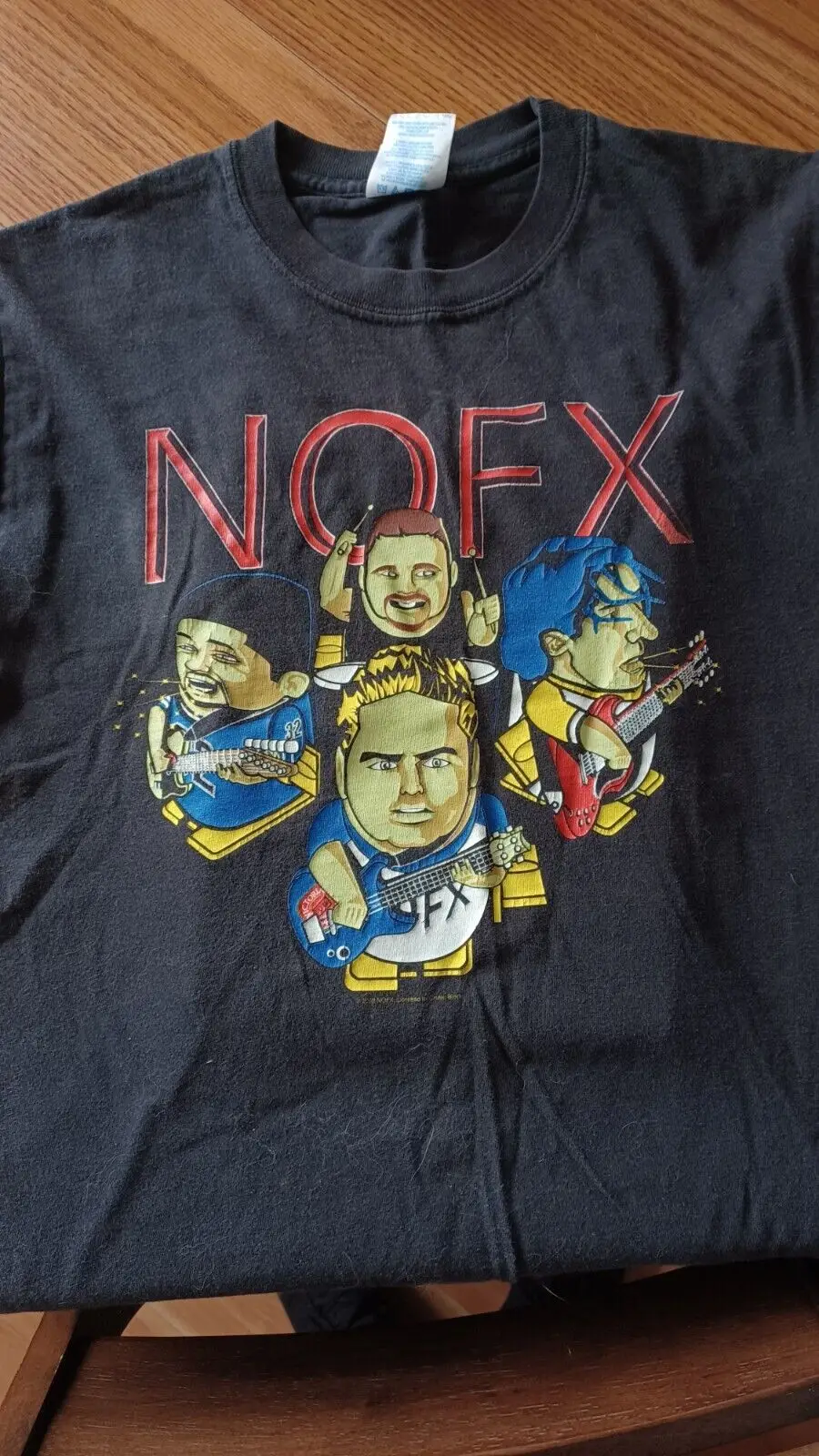 Nofx Vintage T Shirt 2002 Concert Tour Punk Rock Band Y2K Warped Fat Mike Small