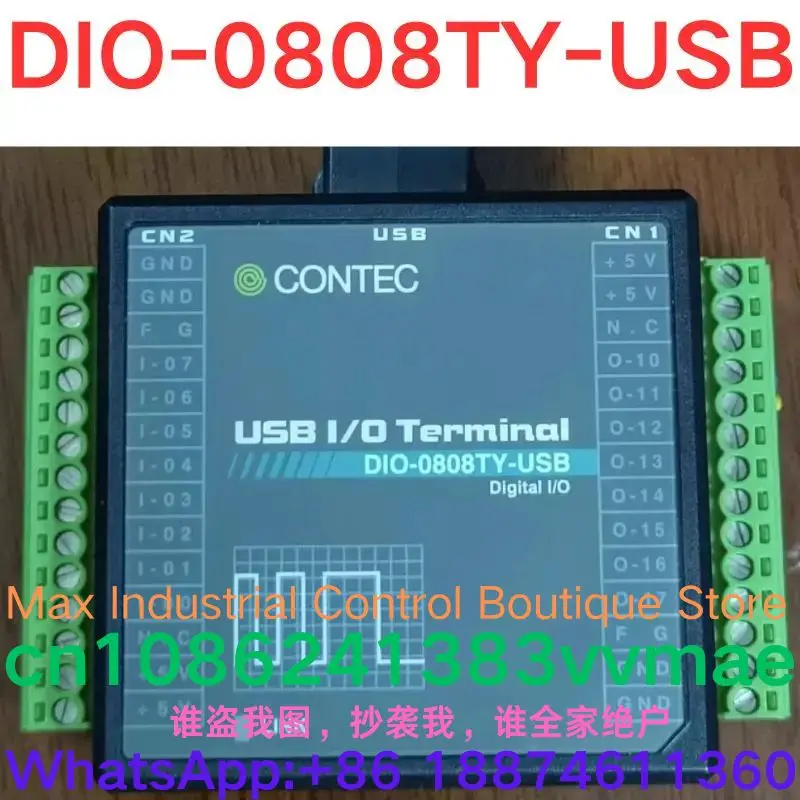 

Second-hand test OK data acquisition card DIO-0808TY-USB
