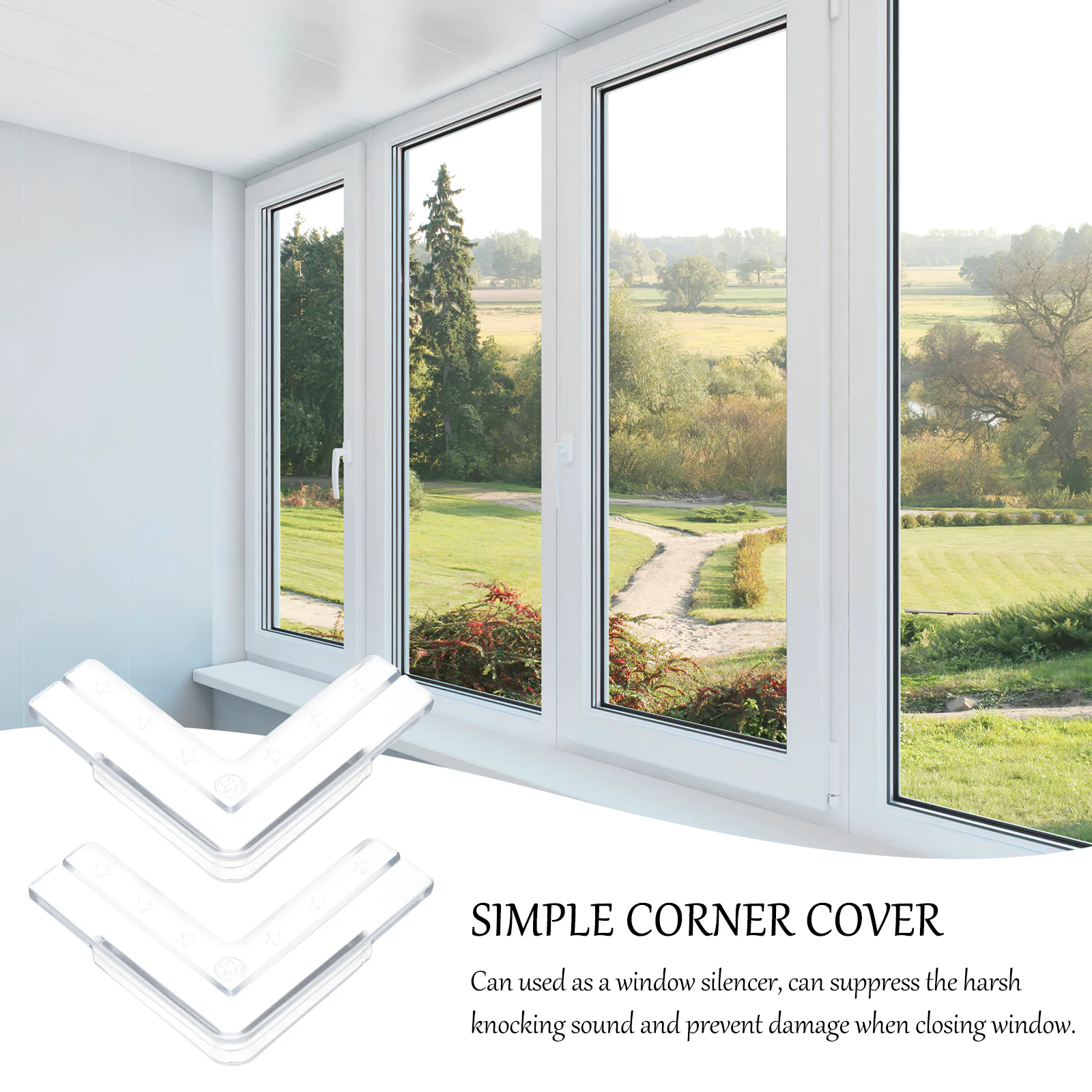 

12pcs Corner Protector Pvc Safety Guards Cuttable Pad Window Desk Protector Furniture Edge Bumpers Easy Install