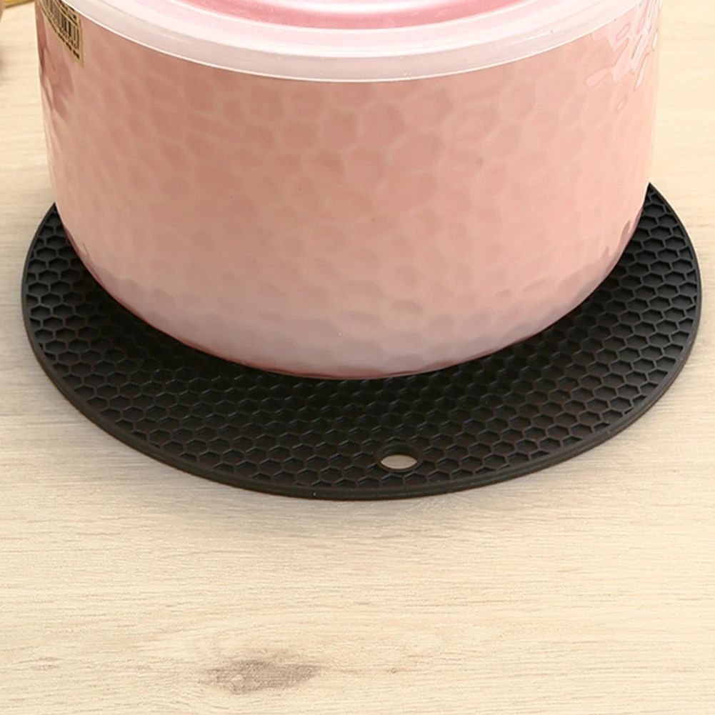 2 Pack Heat Pot Holder Silicone Trivet Mat Cup Coaster for Kitchen Countertop Table