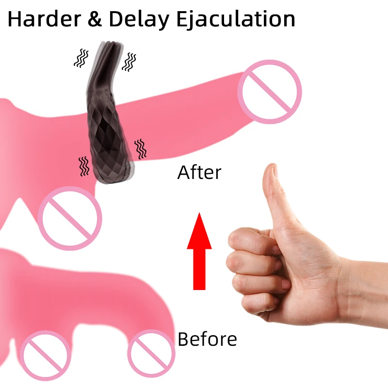 Vibrator Cockring Wireless Remote Penis Cock Ring on for Man Delay Ejaculation Sex Toys for Men Couple Rings Penisring Adult Toy