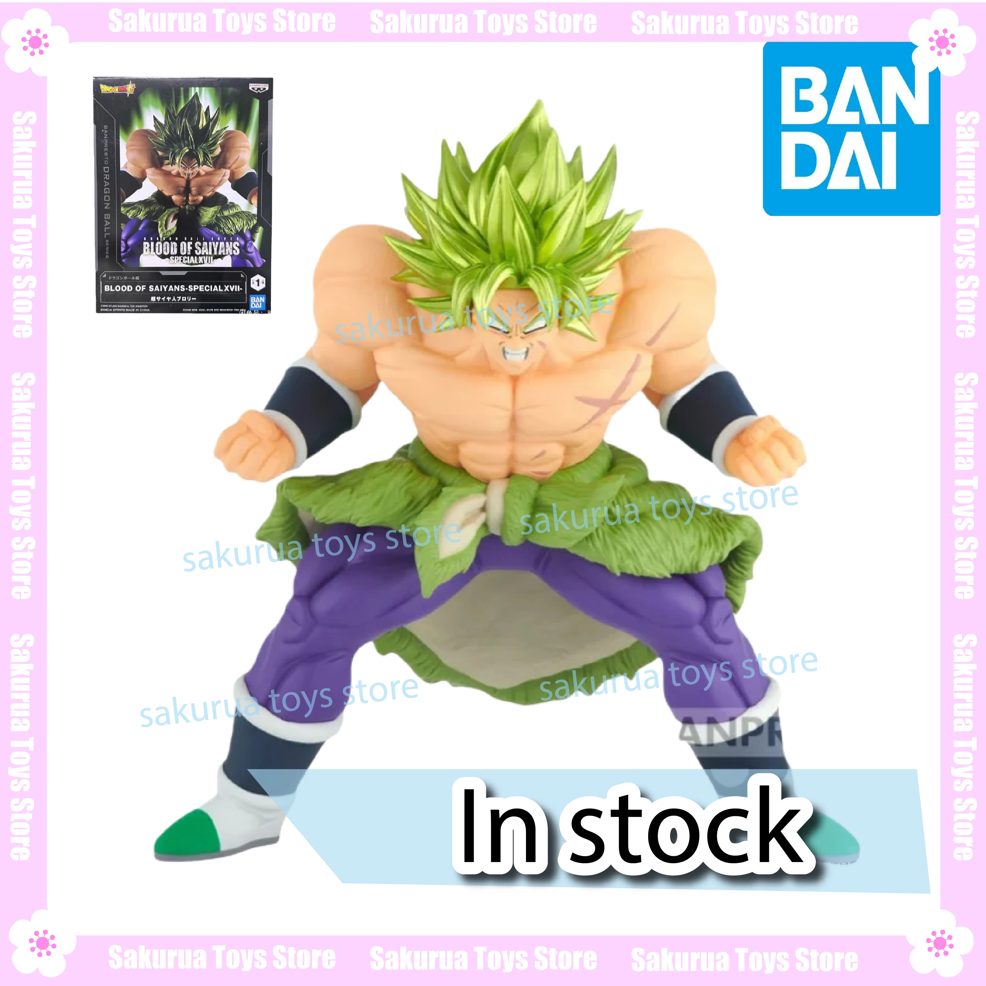 Disponibile Bandai Genuino Dragon Ball Saiyan BOS SP 17 Broly Scenario Figura Animazione Periferica Action Figure Collezione Regalo