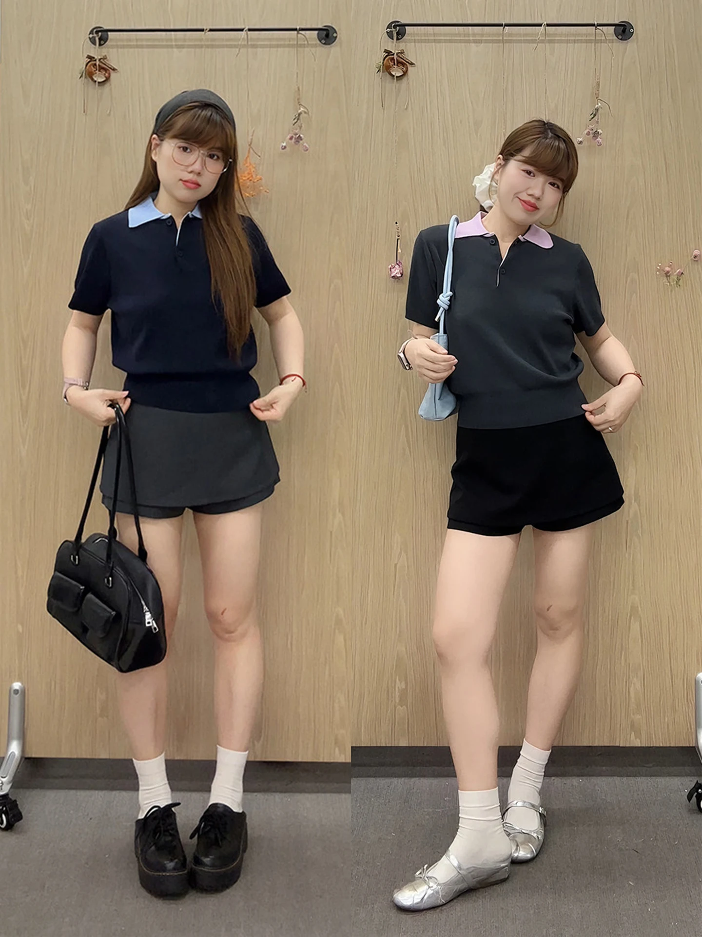 

Юбка-брюки А-силуэта с высокой талией, утягивающие, больших размеров, цвет Копенгаген, для повседневной носки, для школы и работы