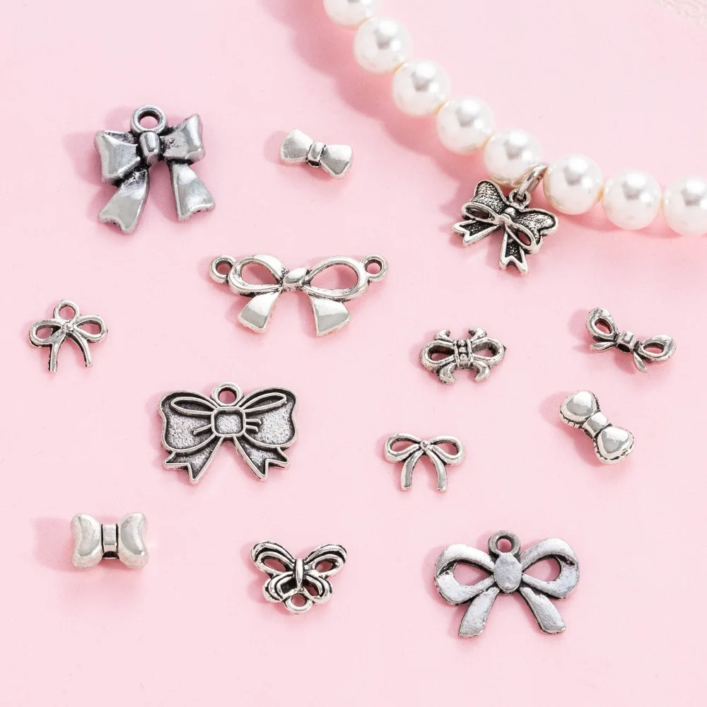

diy bow alloy jewelry accessories, Zangying bow fashion clothing accessories pendants