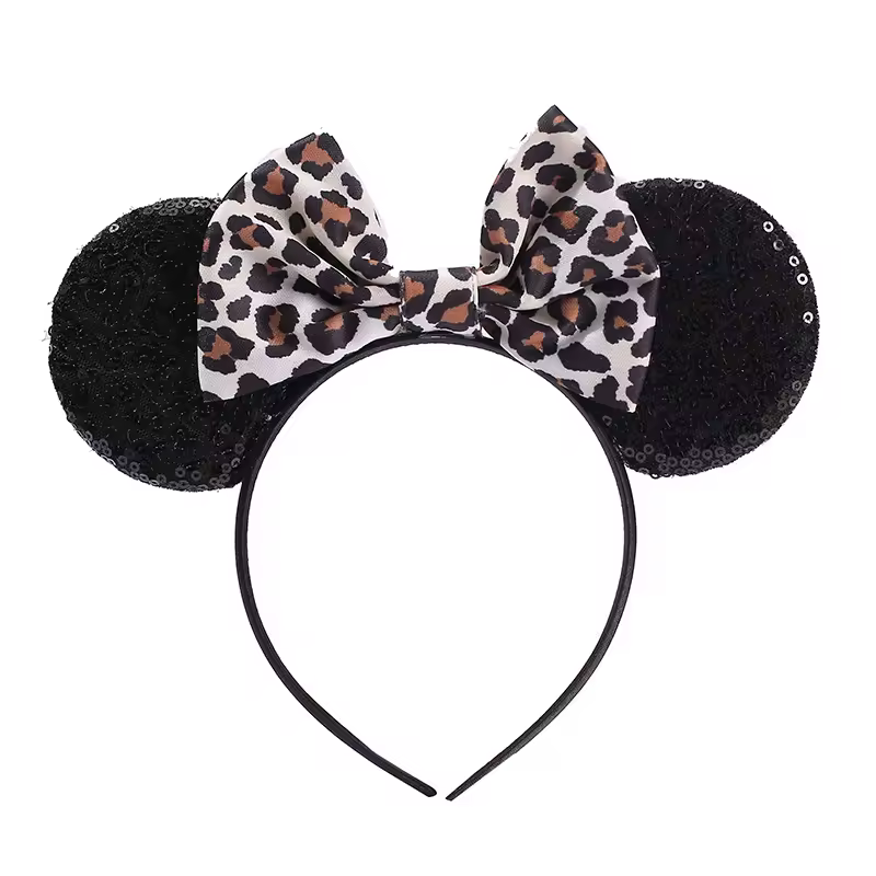 Mouse Headband Cartoon Ears Sequin Bows Hairband Party Cosplay Hair Accessories Children Adults Toys Gift - Image 13