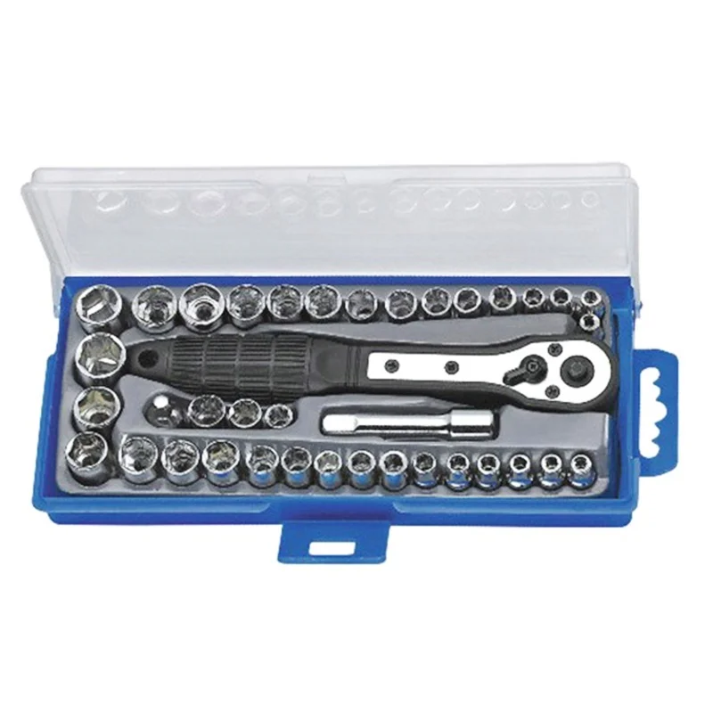 38 In 1 Torque Wrench Socket Set 3/8 Inch/Metric Ratchet Driver Socket Wrench Tool Set Kit Trox for Car Repair Hand Tool