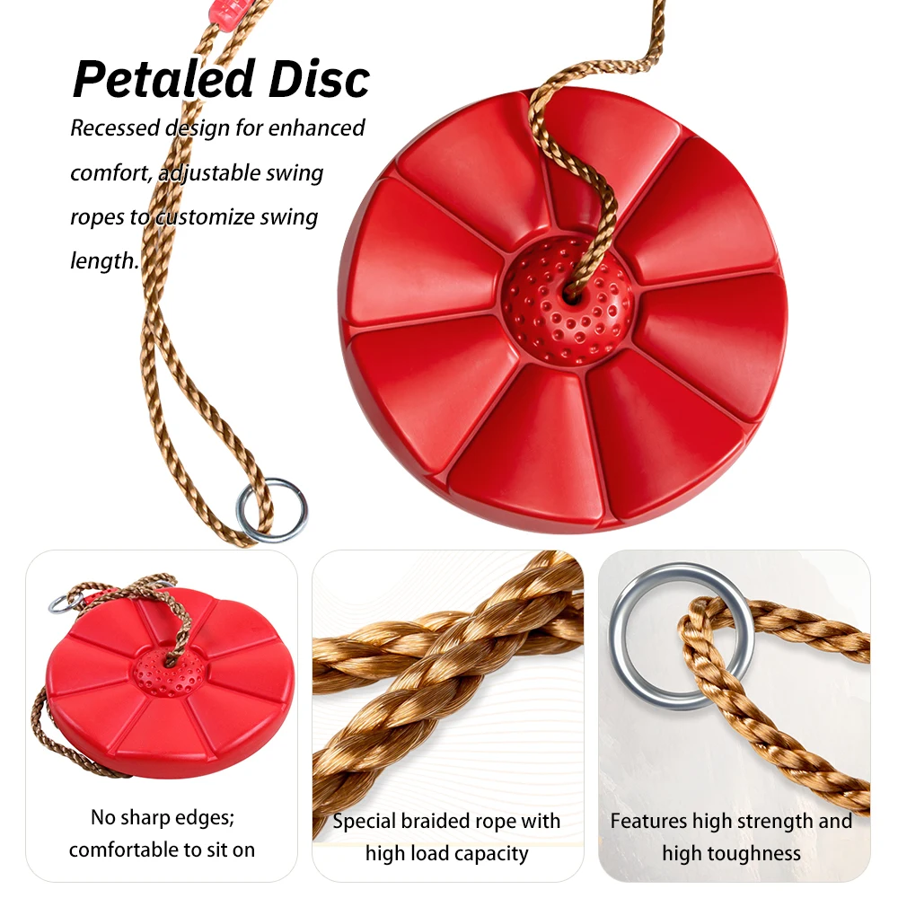 Kids Zip Line Kit Outdoor Zip Line Portable Zip Line Swing for Children with Steel Wire Rope Pulley Kids Outdoor Activity