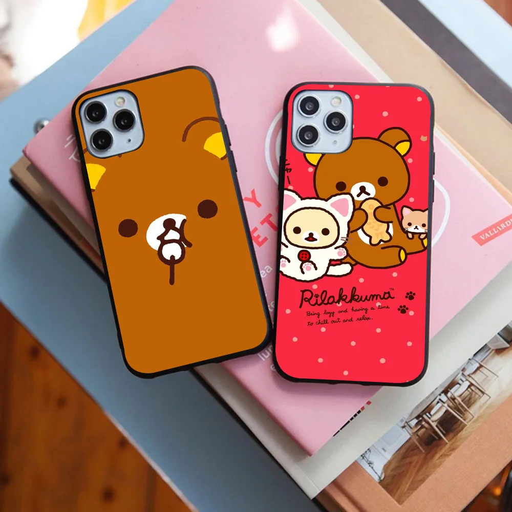 ZY32 Rilakuma Silicone TPU Case for Xiaomi Redmi Note 9 9A 9C NFC 9S 9T 11T 10T Pro Soft Cover